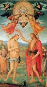 Pietro Perugino The Baptism of Christ oil painting reproduction